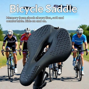 <span class=keywords><strong>Selle</strong></span> <span class=keywords><strong>de</strong></span> vélo ergonomique avec coussin en mousse absorbant les chocs, réduit les douleurs aux fesses pour les cyclistes <span class=keywords><strong>de</strong></span> VTT et <span class=keywords><strong>de</strong></span> <span class=keywords><strong>route</strong></span> - Product Image 2