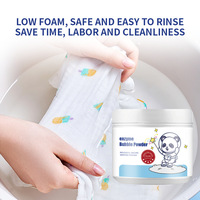 Poudre de lavage bio-enzymatique portable puissante à action oxygénante pour l'élimination des taches tenaces et le blanchiment des vêtements
