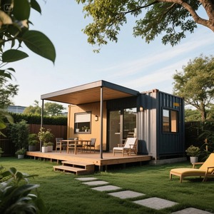 Casa prefabricada modular estilo villa al aire libre casa individual contenedor con un balcón extendido - Product Image 2