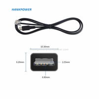 Kabel Data Pengisi Daya 2 Core 4 Mikro USB /Mini Pria, Kabel Data Pengisian Daya Ujung Terbuka 1M Kualitas Tinggi