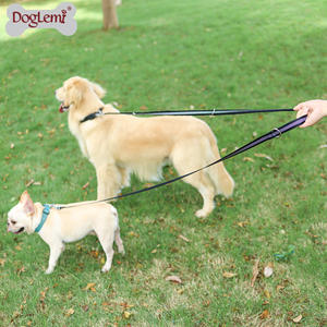 Laisse double réglable et confortable pour chien <span class=keywords><strong>OEM</strong></span> collier de chien personnalisé avec fonction réfléchissante laisse de dressage en nylon durable - Product Image 4