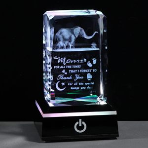 Bloc de cristal en <span class=keywords><strong>verre</strong></span> gravé au laser <span class=keywords><strong>3D</strong></span> <span class=keywords><strong>avec</strong></span> lumière LED, <span class=keywords><strong>cube</strong></span> de cristal vierge personnalisé, <span class=keywords><strong>cube</strong></span> de cristal K9 vierge - Product Image 4
