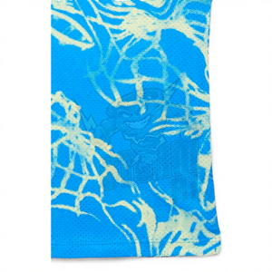 Débardeur sans manches pour hommes, imprimé bleu et jaune, col rond, vêtements de sport à séchage rapide - Product Image 3