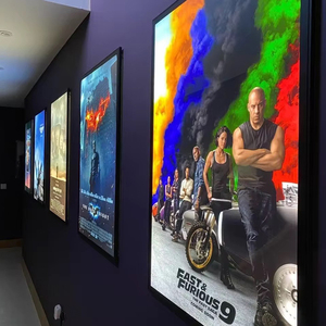 Özel Logo arkadan aydınlatmalı ışık kutusu Film afiş reklam ve promosyon için taşınabilir reklam Flex arkadan aydınlatmalı baskı posteri - Product Image 4