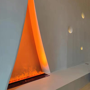 Tùy chỉnh điện LED lò sưởi được xây dựng trong hơi nước hiệu ứng hơi nước phòng khách trang trí nội thất; Pháp ngôn ngữ điều hành cho hộ gia đình sử dụng - Product Image 4