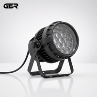Projecteur LED Zoom Par en aluminium étanche IP65 19x10W RGBW 4-en-1 avec contrôle individuel de l'anneau DMX512 CRI80 pour éclairage de scène extérieur et mariages