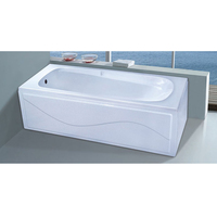 Meilleure baignoire en acrylique avec drain d'eau
