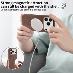 <span class=keywords><strong>MAG</strong></span> เคสแม่เหล็กสำหรับ <span class=keywords><strong>iPhone</strong></span>, ฝาครอบสำหรับ <span class=keywords><strong>iPhone</strong></span> <span class=keywords><strong>13</strong></span> <span class=keywords><strong>PRO</strong></span> MAX สำหรับ <span class=keywords><strong>iPhone</strong></span> 15 <span class=keywords><strong>PRO</strong></span> MAX เคสหนัง - Product Image 4