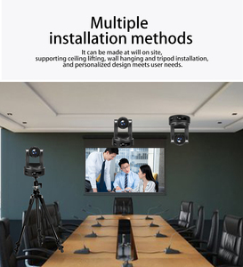 Caméra de conférence 4K Full HD 10x pour l'éducation et la diffusion en direct avec support mural manuel - Product Image 5