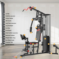 Juego de gimnasio en casa Sistema de entrenamiento en casa multifuncional Máquina de cable Equipo de fitness para gimnasio múltiple