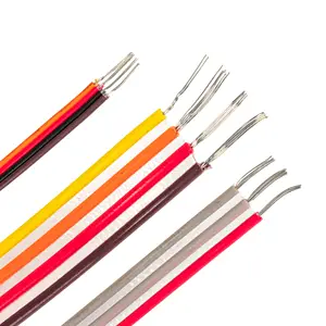 UL21311 Stranded Copper Conductor Halogen Free 2 3 4 5 6 7 Cores Flat Ribbon Speaker Cable Wire for Electric Internal Wiring
