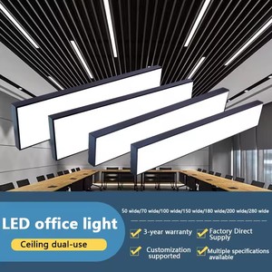 Bande lumineuse <span class=keywords><strong>LED</strong></span> moderne Supermarchés Centres commerciaux Restaurants Lumières carrées Suspension <span class=keywords><strong>Luminaire</strong></span> suspendu - Product Image 2