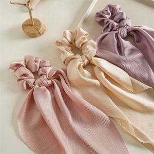 Scrunchies en Chiffon Double Couche pour Filles, avec Nœud en Ruban, Élastiques pour Cheveux, Accessoire de Mode - Product Image 3