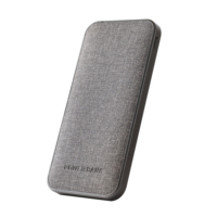 Haute capacité 10000mAh USB chargeur Portable Ultra Power Bank étui en cuir 20W sortie pour téléphones mobiles intelligents support pour téléphone portable
