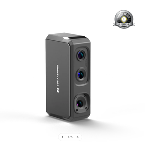 Tốc độ cao trọng lượng nhẹ cầm tay con dấu Lite 3D máy quét giao diện <span class=keywords><strong>USB</strong></span> 0.02mm Cảm biến CMOS chính xác 10fps theo dõi trực quan ánh sáng màu xanh - Product Image 2