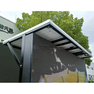 Remolque con Pantalla LED de Mensajes de Tráfico, Alimentado por Energía Solar, Pantalla Matricial para Exteriores, Tablero de Mensajes Variables con Energía Solar - Product Image 4