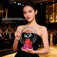 Production Personnalisée de Trophées et de Médailles de Football Compétition Sportive Récompense d'Honneur Exceptionnelle Trophée en Résine Créatif Médaille