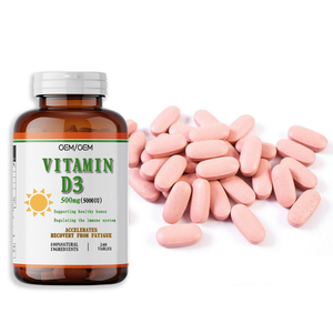 Organik vejetaryen kemik yoğunluğu Vitamin D3 K2 Supplements5000iu & 10000iu kalsiyum tabletler yetişkinler ve gençler için - Product Image 1