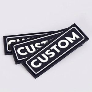 Premium Embossed Customizable Silicone Logo <b>Tags</b>, Custom Shapes & Designs Clothing Labels for Bulk Orders - Product Image 4
