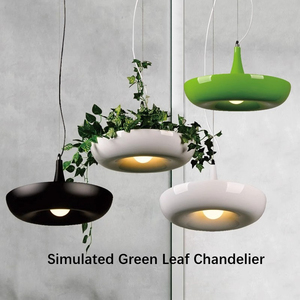 Plante moderne pendentif lumières bricolage jardin <span class=keywords><strong>Pot</strong></span> de fleur suspension lampe nordique salle à manger bureau Art décor à la maison luminaires - Product Image 2