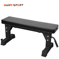 Équipement de musculation professionnel pour salle de sport, banc plat pour abdominaux, robuste, en PU + tube en acier, 27 kg