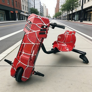 Auto Elettrica per Bambini Crazy <span class=keywords><strong>Rider</strong></span> con Materiale Sicuro, Triciclo Elettrico per Bambini con Funzione Drift a 360 Gradi °   Monopattino Drift per Bambini ad Alte Prestazioni per Giochi al Parco - Product Image 2