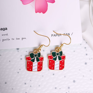 Mori femme élégant doux nouveau Design frais tulipe huile gouttes boucles d'oreilles usine en gros petits bijoux frais boucles d'oreilles pendantes - Product Image 4