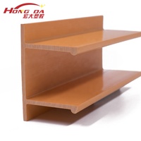 Le profil en plastique d'extrusion de canal H en plastique orange de PVC peut ouvrir le traitement fait sur commande de moule