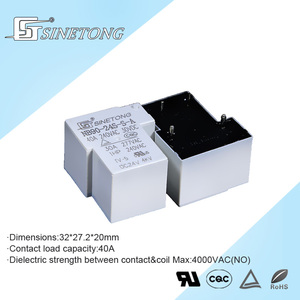 SINETONG Miniature NB90-24S 12V 24V 4 broches SPST 40A relais de montage d'alimentation interrupteur à usage général de protection scellé pour PCB 1A Contact - Product Image 4