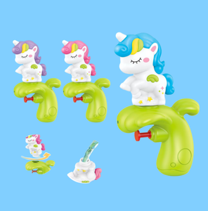 Little Horse Pistola de agua Bubble Stick CANDY TOYS Niños Dulces De Juguete - Product Image 2