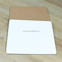 MDFSUB – tapis de Table rectangulaire en bois, 20x28cm, imprimable, Sublimation, Base en liège