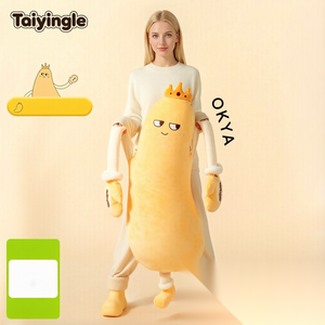 Almohada de Peluche de Mango para Abrazar, Cojín Relajante para Piernas, para Mujeres Adultas y <span class=keywords><strong>Embarazadas</strong></span>, Muñeca de Confort para Dormir + Personalizable - Product Image 3