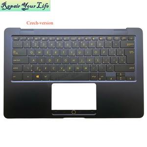 Teclado Retroiluminado para Portátil ASUS UX490UA 90NB0EI1-R30450 90NB0EI1-R30500, Color Azul Oscuro, Reposamanos y Carcasa Superior - Product Image 2