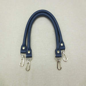 Bolso de cuero de vaca con asa, hebilla colgante, correa para el cinturón, color marrón y negro, 40cm, venta al por mayor - Product Image 5