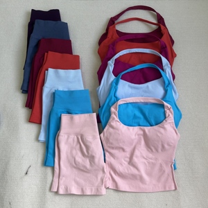 Bestseller Top Sportivo da Donna Senza Cuciture con Scollo Quadrato e Schiena Scoperta per Yoga, Palestra, Fitness, Pilates, Allenamento, Abbigliamento Sportivo con Logo <span class=keywords><strong>DF</strong></span> - Product Image 6