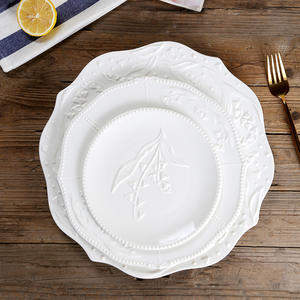 NOVALITABLE Cake <b>Plate</b> French Cutlery Household Ceramic <b>Steak</b> Pasta <b>Plate</b> Dessert Western Dinner <b>Plate</b> - Product Image 2