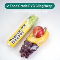 Film alimentaire en PVC de qualité alimentaire, rouleau jumbo, anti-buée, pour emballage de légumes frais en supermarché