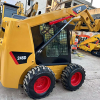 Gebrauchter Radlader Skid Steer Loader 246D Gebrauchter Cat246D 262D 277D Mini-Lader Gebraucht zum Verkauf in Shanghai