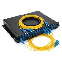 Module Mux Demux DWDM Professionnel 200 GHz 8 Canaux à Faible Perte d'Insertion, Bande C, Fibre G.657A2 pour Extension Réseau Longue Portée
