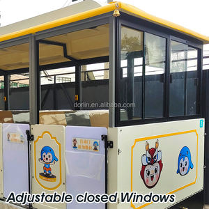 ODM 50 sièges chariot semi-fermé City <span class=keywords><strong>Train</strong></span> Tour touristique touristique <span class=keywords><strong>Train</strong></span> touristique électrique - Product Image 2