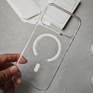 <span class=keywords><strong>Coque</strong></span> de téléphone magnétique transparente antichoc en PC rigide, anti-jaunissement, résistante aux rayures et aux empreintes digitales pour <span class=keywords><strong>iPhone</strong></span> 17 Pro Max 17 Air - Product Image 6