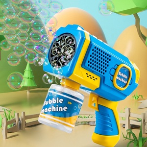 Juguete de burbujas de 8 agujeros, lámpara de niña, máquina automática de burbujas, pistola de burbujas que sopla - Product Image 2