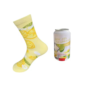 Chaussettes en coton style streetwear américain et européen pour le dropshipping – Chaussettes amusantes et mignonnes pour jeunes hommes et femmes – Coffret cadeau bière, mode décontractée - Product Image 6