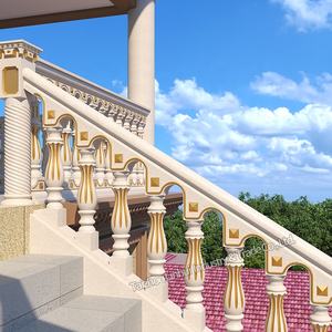 Ventes d'usine Top qualité cage d'<span class=keywords><strong>escalier</strong></span> moules en béton <span class=keywords><strong>escalier</strong></span> garde-corps balustrade balustrade main courante moule escaliers barrière coffrage - Product Image 3