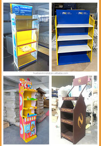 Estantes de exhibición de hierro forjado directos de fábrica Estantes de bebidas de metal convenientes para supermercados Tiendas de conveniencia Comisarios - Product Image 3