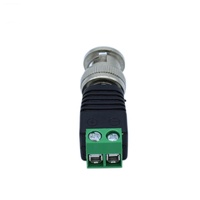 Accessoires de vidéosurveillance prise BNC en gros à connecteur mâle BNC à borne à vis 2 broches