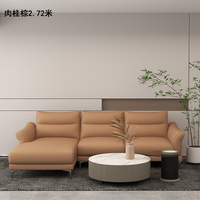 Canapé d'angle moderne en forme de L avec configuration chaise longue, confort premium, canapé contemporain pour salon, vente directe usine B2B