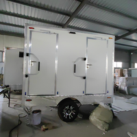Ensemble complet de salle de bain préfabriquée de luxe pour l'extérieur, unité de salle de bain mobile, toilettes, remorque, salle de bain portable avec douche