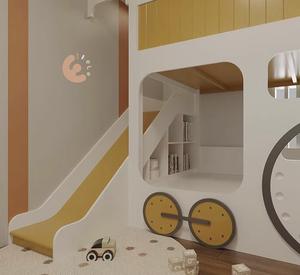 Nouveau design de lits superposés pour enfants Eibele ensemble de <span class=keywords><strong>lit</strong></span> pour garçons meubles de chambre à coucher pour la maison lits à thème voiture en bois massif pour enfants - Product Image 3