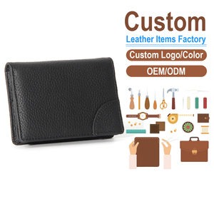 Export Genuine Leather <b>Card</b> Holder, Top Grain Cowhide <b>Card</b> Case, OEM/ODM Custom Factory, Multi-Slot Wallet - Product Image 1
